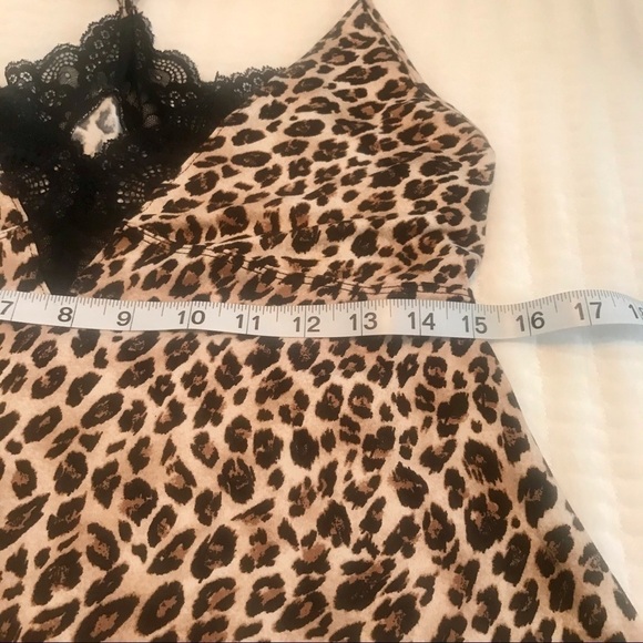 Leopard With Lace Lingerie Size Medium - Picture 5 of 6